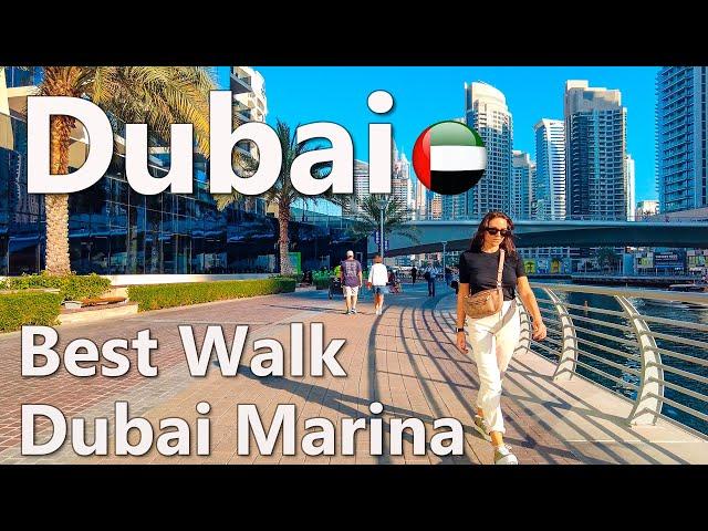 Dubai Marina City Life Full Tour 2023 4K