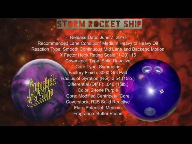 Storm Rocket Ship Bowling Ball Video - BowlerX.com