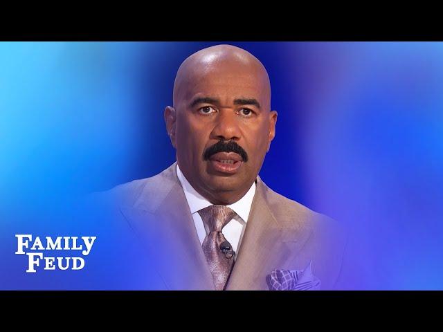 Facial-hair crisis on Family Feud! #shorts