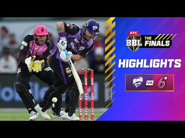 Hobart Hurricanes v Sydney Sixers | The Qualifier | Match Highlights | #BBL14
