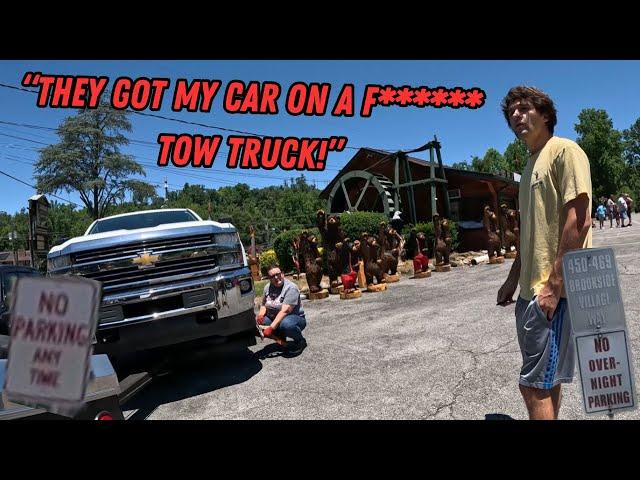 "They Got My Car On A F****** Tow Truck!" | Illegal Parks & A New Tow Away Lot