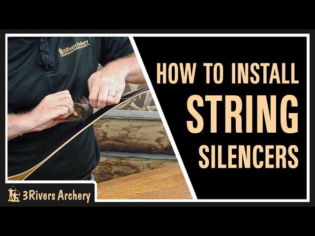 Let's Talk About Bow String Silencers!