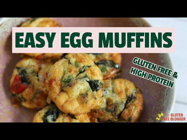 Easy Egg Muffins Recipe (Meal Prep Idea, Gluten Free)