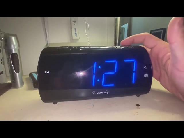 DreamSky Digital Alarm Clock Radio with USB Charging Port, A nice backup option to more traditional