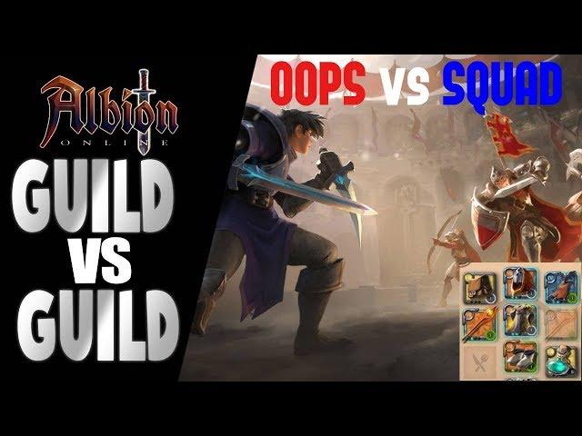 Albion Online | GvG Battle | OOPS vs SQUAD (Fire Staff Pov)