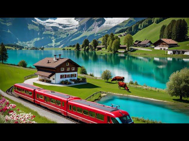 HEAVEN ON THE WORLD, BEST AND TOP PLACES IN SWITZERLAND | 4K 60 FPS- WALK TOUR