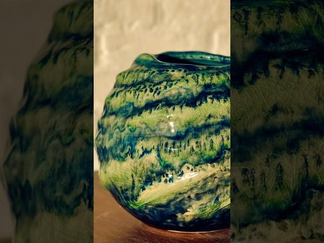 The ESSENCE vase inspired our kidney energy. Full video linked .#pottery #art #shortsviral