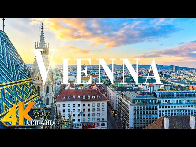 Vienna 4K drone view • Amazing Aerial View Of Vienna | Relaxation film with calming music