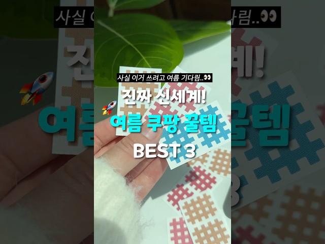 왜 이제야 알았지? 7월 전 꼭 사야할 여름 쿠팡꿀템 모음.ZIP