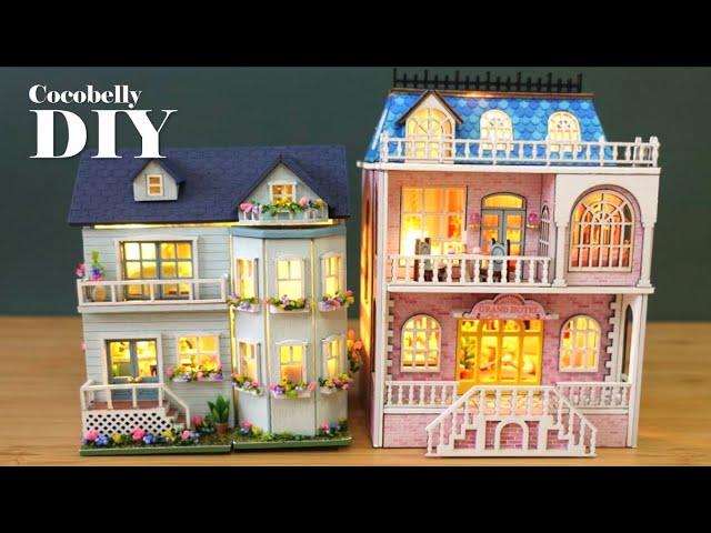 Warm House & Romantic Castle | DIY Miniature Dollhouse Crafts | FlexiSpot C7