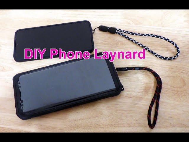 how to diy phone lanyard