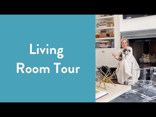 Carla Rockmore Living Room Tour | Vintage Furniture | Dallas Homes | Over Fifty Fashion