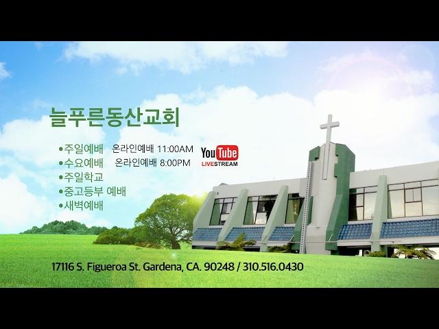 늘푸른동산교회 온라인 예배