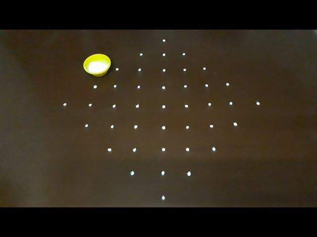 Margazhi madham special 9*1 dots|#lotuskolam|#newyearrangoli|kolangal| rangoli| lighting rangoli