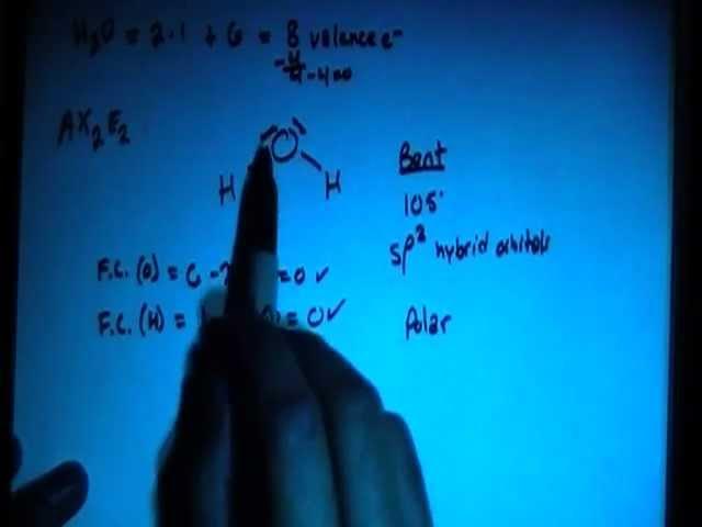 Water H2O Lewis Dot Structure