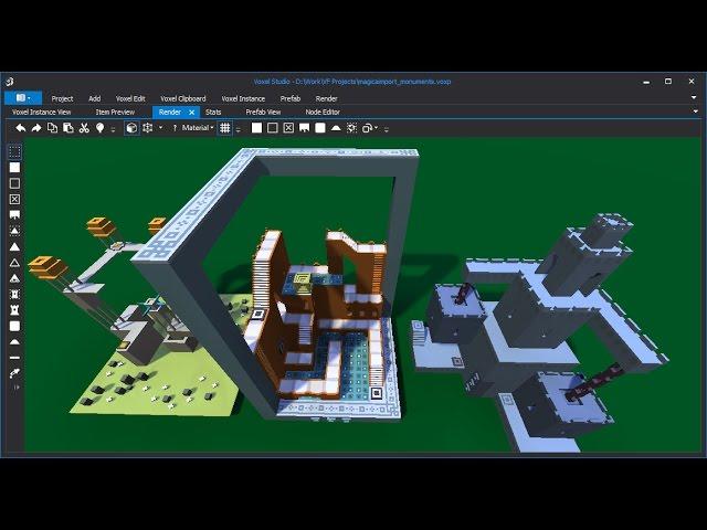 Voxel Farm: Importing MagicaVoxel models into Voxel Studio