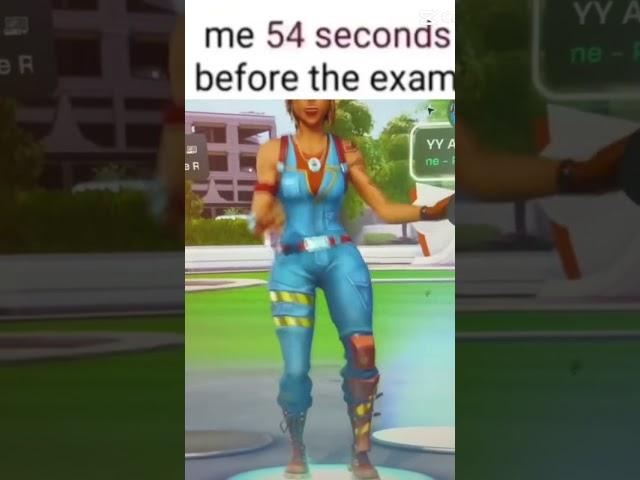 Me before the exam 