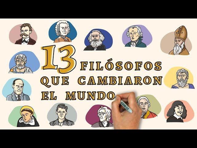 13 filósofos que cambiaron el mundo