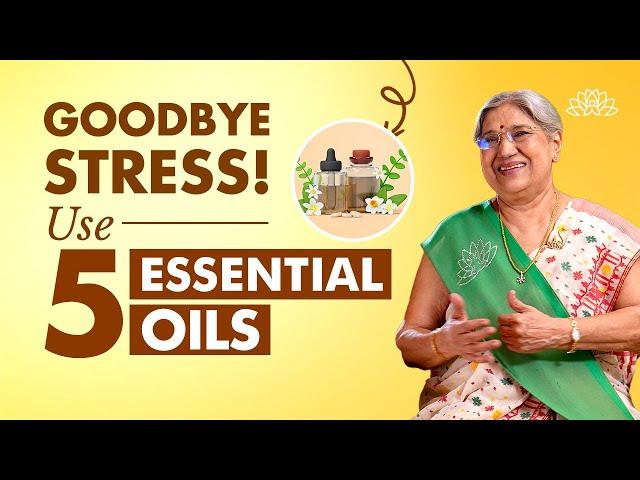 Use these essential oil for stress relief | Aromatherapy for anxiety, stress & restful sleep