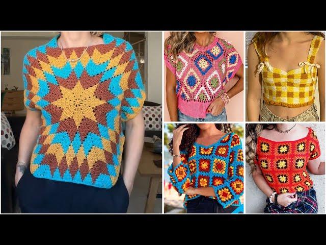 “Modern Boho: Crochet Top Inspiration” for all occasions #crochetcroptop