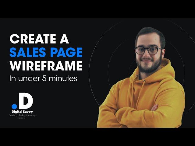 Clickfunnels Sales Page Tutorial - How to Create a Sales Page Structure in Under 5minutes [2021]