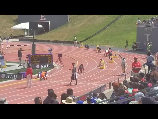 2017 AAU Junior Olympics 400M Semi-final New Era's Kendahl Tucker