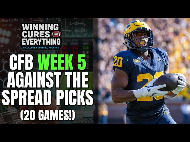 College Football Week 5 2024 Spread Picks & Predictions | 20 games!