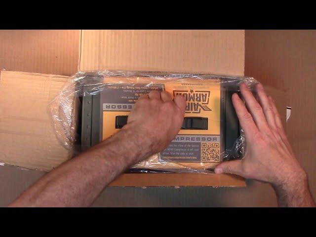 Air Armor M240 Tire inflator unboxing.