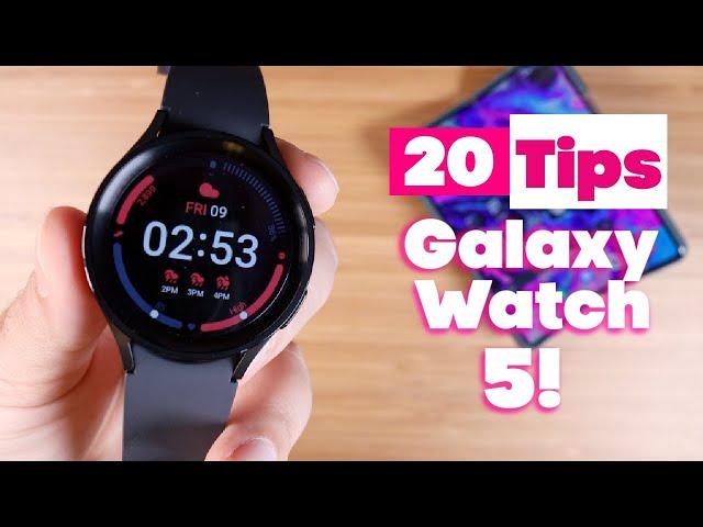 20 Samsung Galaxy Watch 5 / 5 Pro Tips! Hidden Features You Didn't Know About!