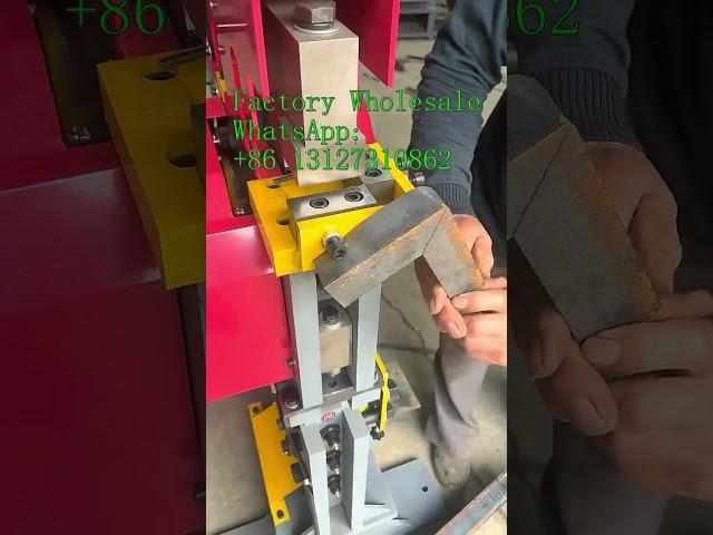 Operation guide for punching and shearing machine