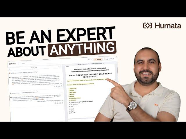 Become an Instant Expert Even If AI Doesn't Know! Humata AI Changes Everything