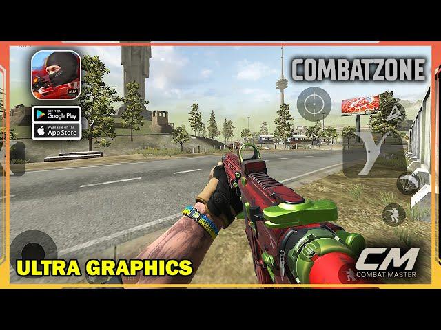 COMBAT ZONE ULTRA GRAPHICS GAMEPLAY | COMBAT MASTER BATTLE ROYALE (Android, iOS)