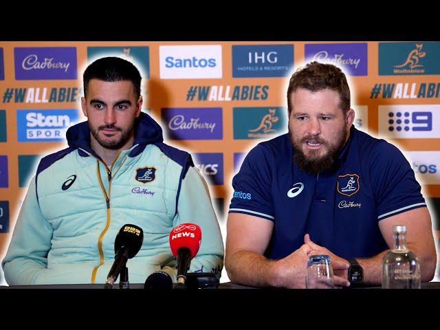 Tom Wright & James Slipper pre-match press conference | Ireland v Australia | Autumn Nations Series