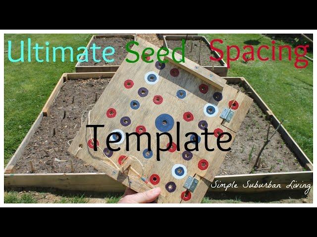 Square Foot Garden Planting Template