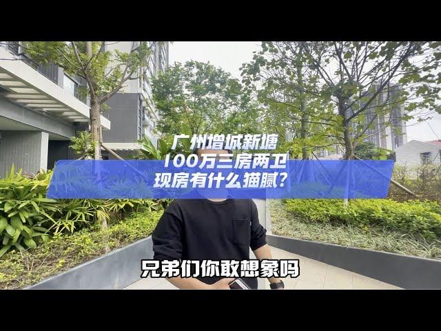 广州增城新塘，100万三房两卫，现房有什么猫腻？广州买房 现房 广州楼市