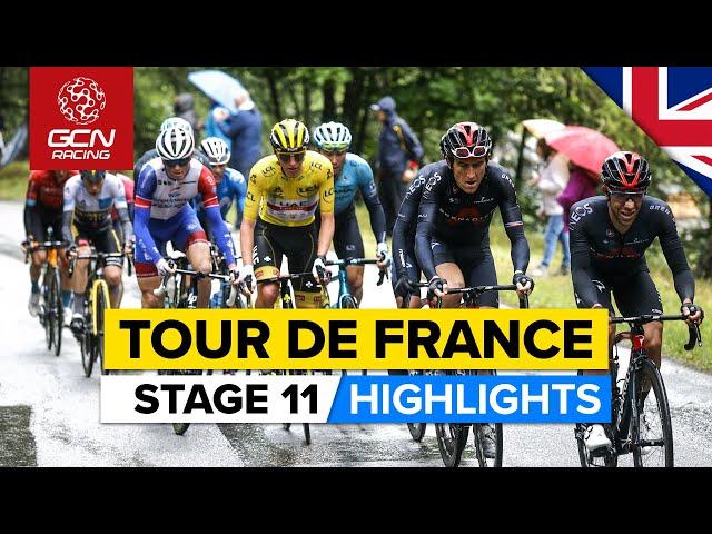 Tour de France 2021 Stage 11 Highlights | Cracks Start To Show & A Surprise Winner On Mont Ventoux