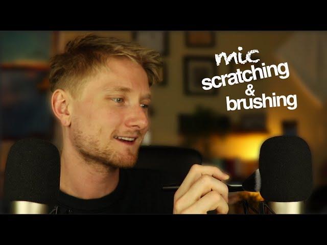 ASMR Intense Mic Scratching and Brushing with Layered Sounds [Brain Massage]