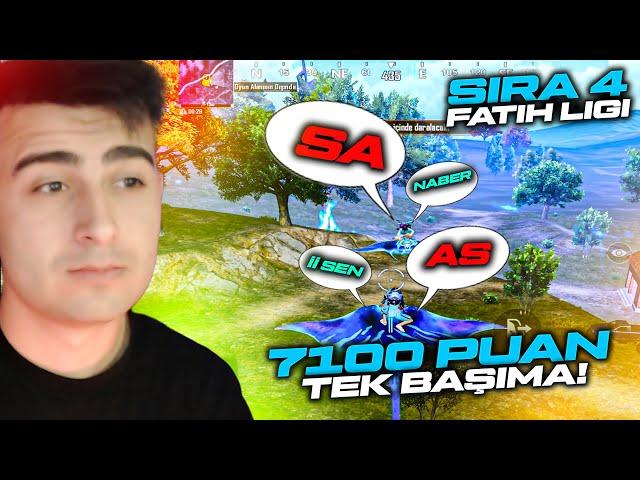 7100 PUAN KASTIM! SIRA 4 FATİH LİGİ - PUBG Mobile C7S19 Rank Kasma Taktikleri