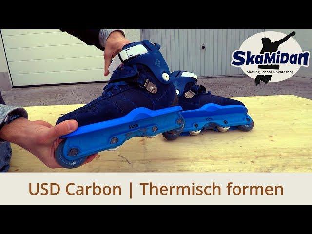 How To Heat Mold Your USD Carbon Skates - Heat Molding - USD Carbon Team Blue - Skate Customizing #1