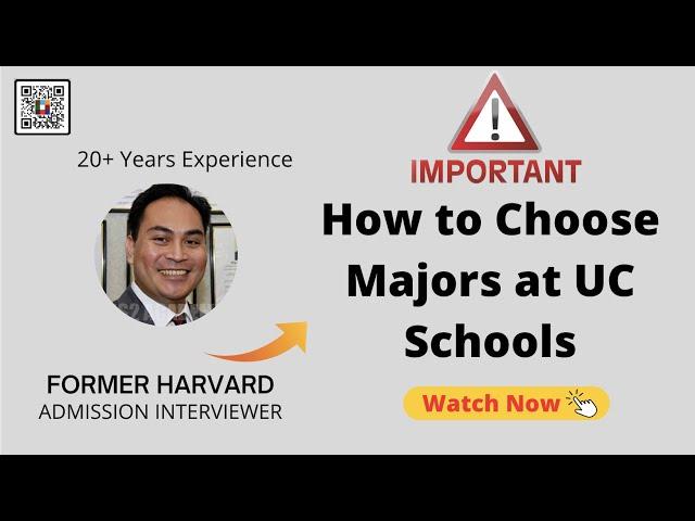 Don't Make This Mistake when Choosing Majors at UC Schools (2023 College Admission Tips)