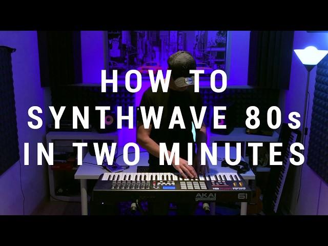 Making 80s Synthwave Beat in two Minutes (Ableton Live Realtime Looping)