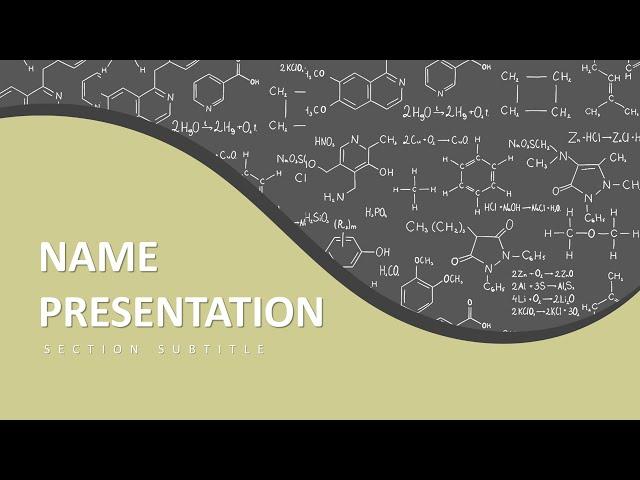 PowerPoint Template - Molecular Mastery: Scientific Presentation Design