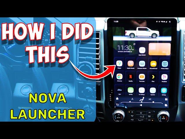 How to Customize AutotecPro 14.4" Radio using Nova Launcher