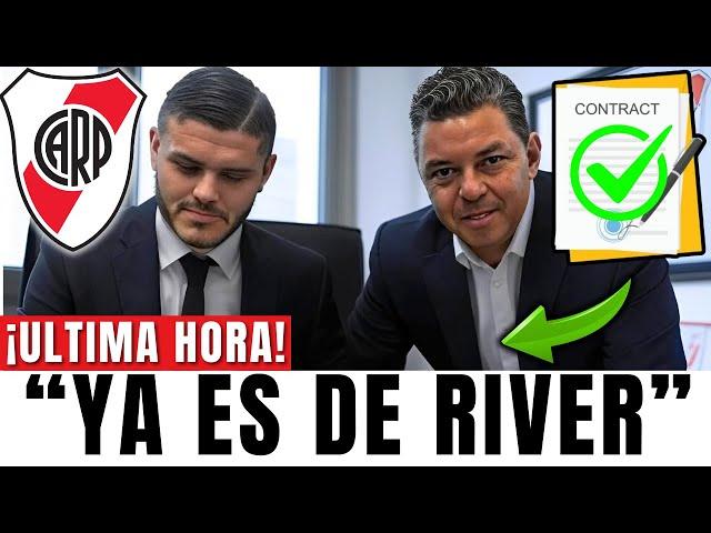  ¡GALLARDO LO CONFIRMO! MAURO ICARDI YA FIRMO CON RIVER Y NADIE LO CREYO NOTICIAS DE RIVER HOY