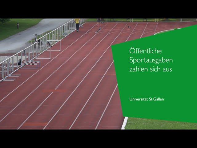 Öffentliche Sportausgaben zahlen sich aus