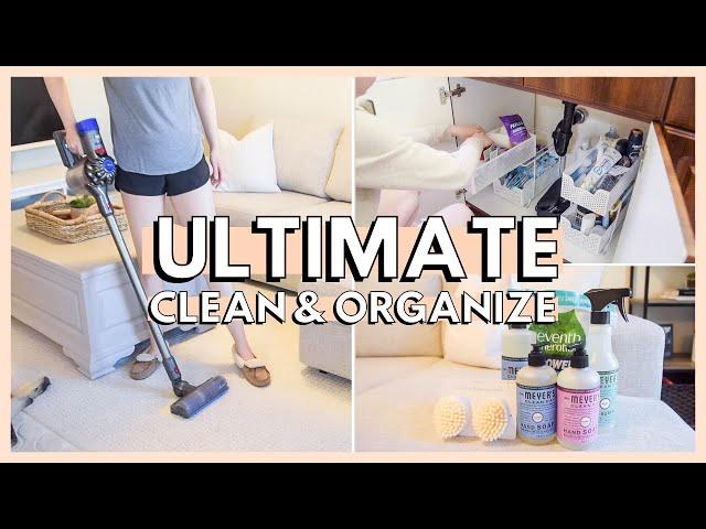 Ultimate Clean, Organize & Declutter with Me | extreme cleaning motivation, grove collaborative haul