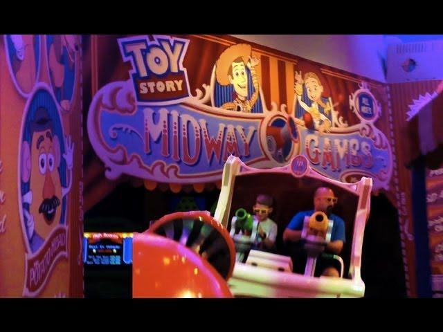 Toy Story Midway Mania! Ride POV -  Disney's Hollywood Studios - Walt Disney World, FL