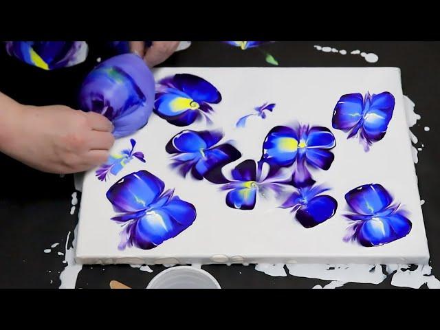 (583) STUNNING Flower Balloon Dip Technique 