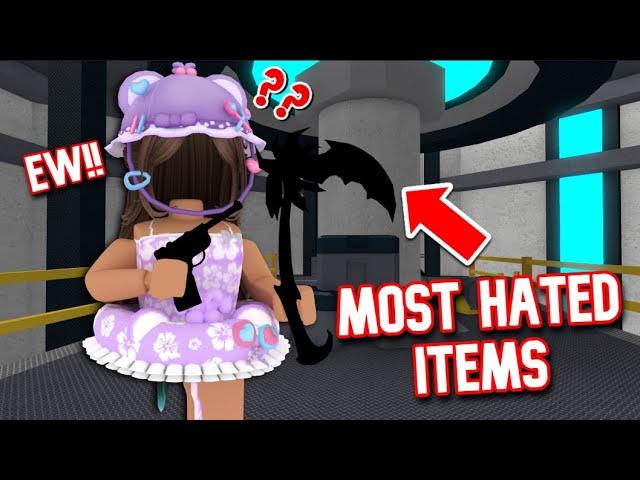 I Played MM2 With The MOST HATED ITEMS... (Murder Mystery 2)