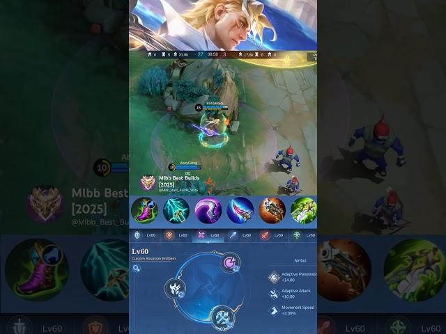 Nolan Best Build [2025] #nolanmlbb #mlbbnolan #nolanmobilelegends #nolanbuild